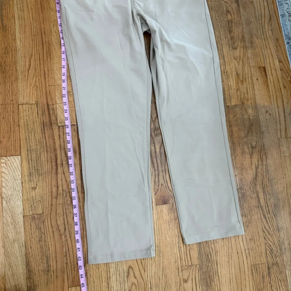 WILLIT Mens Golf Pants 34x32 Khaki Stretch Quick Dry Work Performance Pants Golf